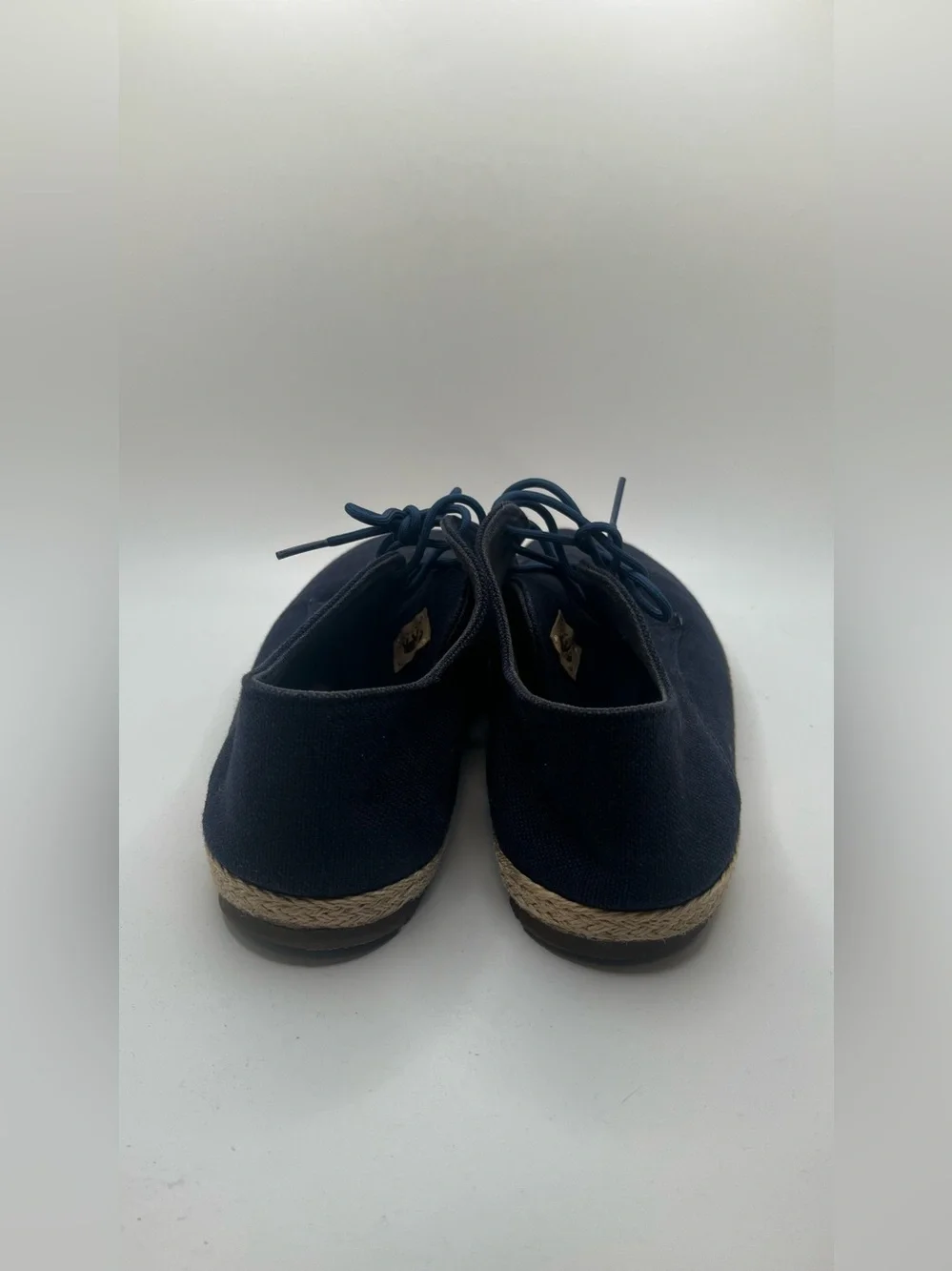 PATARA Men”s Eco - Friendly Navy  Nomad Canvas Lace-Up  Travel Shoes Size US 9